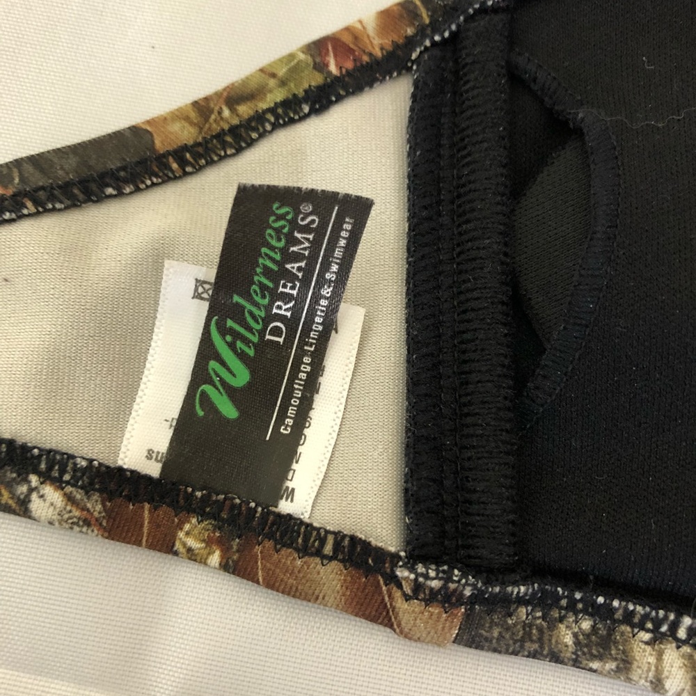 Wilderness Dreams Camouflage Bikini Top Size Small - Picture 3 of 4